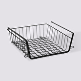 Panier de rangement à suspendre 31,5cm, noir Spacy