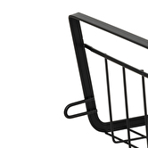 Panier de rangement à suspendre 31,5cm, noir Spacy