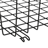 Panier de rangement à suspendre 51,5cm, noir Spacy