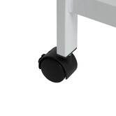 Portant à vêtements 180x118cm, blanc Clothy