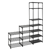 Range-chaussures modulables, noir 