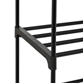 Range-chaussures modulables, noir 