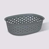 Panier en plastique 0,8l, gris Tila
