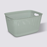 Panier en plastique 17l, sauge Tila
