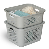 Panier avec couvercle 13,9l, lin Aera