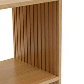 Étagère 3 cases, effet bois naturel Tasso