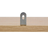 Étagère 3 cases, effet bois naturel Tasso