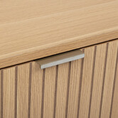 Table basse 1 tiroir, effet bois naturel Tasso