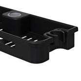 Étagère pour colonne de douche, noir 