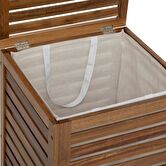 Panier à linge 65l, acacia Blackacia