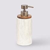 Distributeur de savon, effet travertin Côme