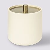 Pot à cotons, ivoire Duo