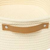 Set de 3 paniers, ivoire Duo