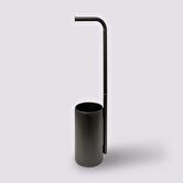 Dérouleur avec réserve papier toilette, ardoise Onyx