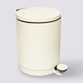 Poubelle 5l, lin Onyx