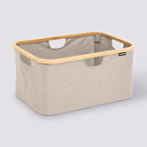 Panier à linge pliable 54l, gris Tidy box