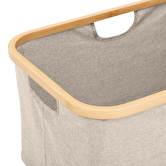 Panier à linge pliable 54l, gris Tidy box