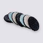 Lot de 7 cotons lavables, microfibre