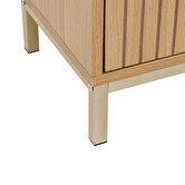 Colonne 1 porte, effet bois naturel Tasso