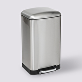 Poubelle métal 20l, inox Ariane