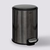 Poubelle métal 6l, noir Delta