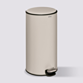 Poubelle métal 30l, argile Delta