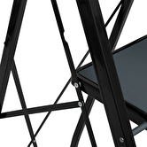 Escabeau 4 marches pliable, métal 