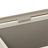 Poubelle compost plastique 5l, taupe 