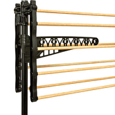 Étendoir à linge tour roues 25m Bara