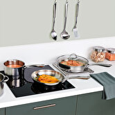 Set de poêles en inox, 20/24/28 cm Résilience