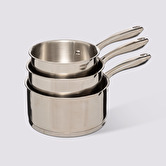 Set de casseroles en inox, 16/18/20 cm Résilience