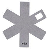 Batterie de cuisine en aluminium, 4 pièces + 6 protections Essentielle