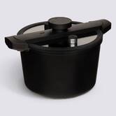 Cocotte-minute, fonte et aluminium, 6l - noir 