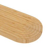 Planche à découper  avec rainures 60x16cm, bambou 