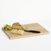 Planche à découper avec rainures, 40x27cm, bambou 