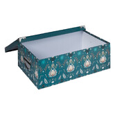 6 boites de rangement, bleu prétole Box'