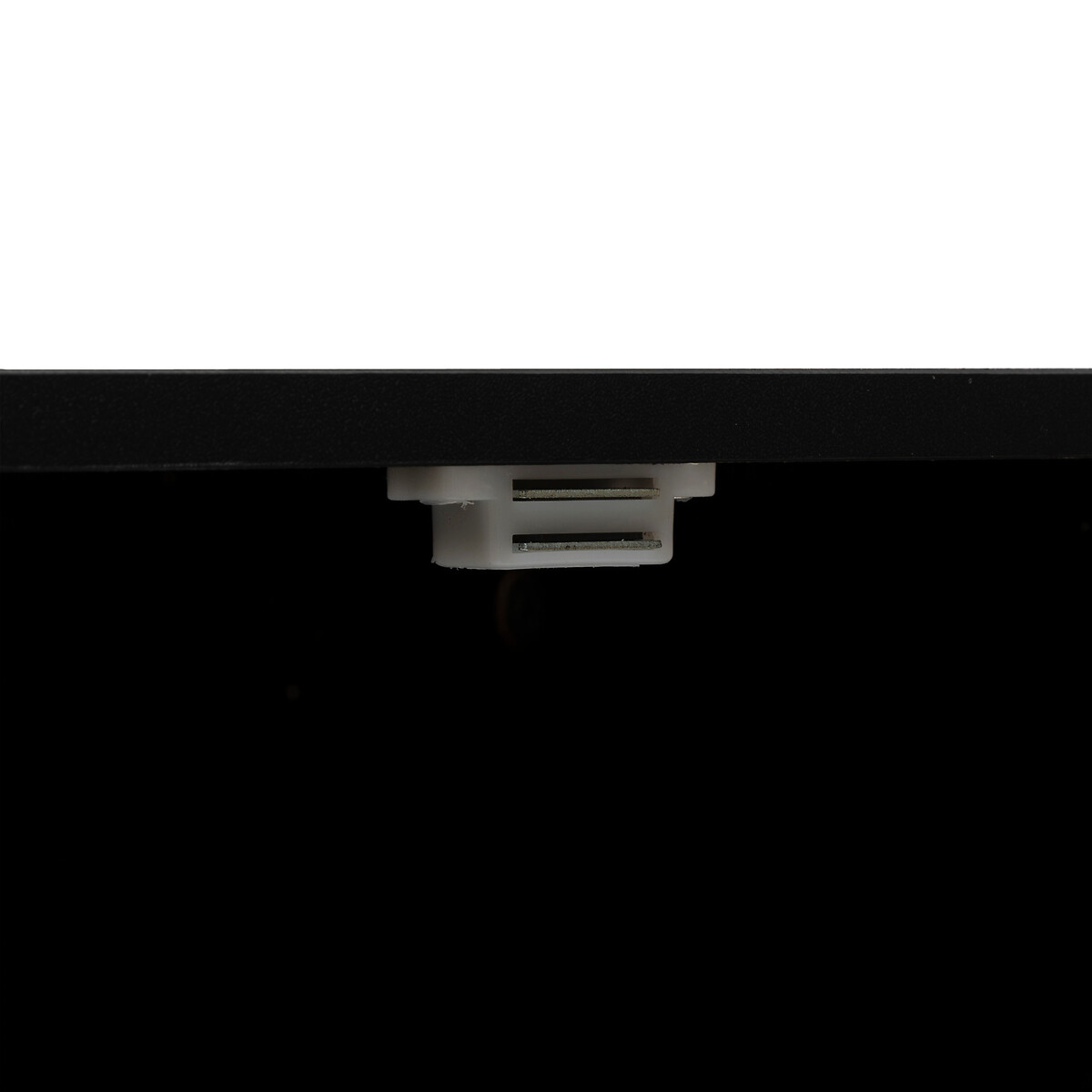 Etagère 6 cases, effet bois et noir Mix'n door