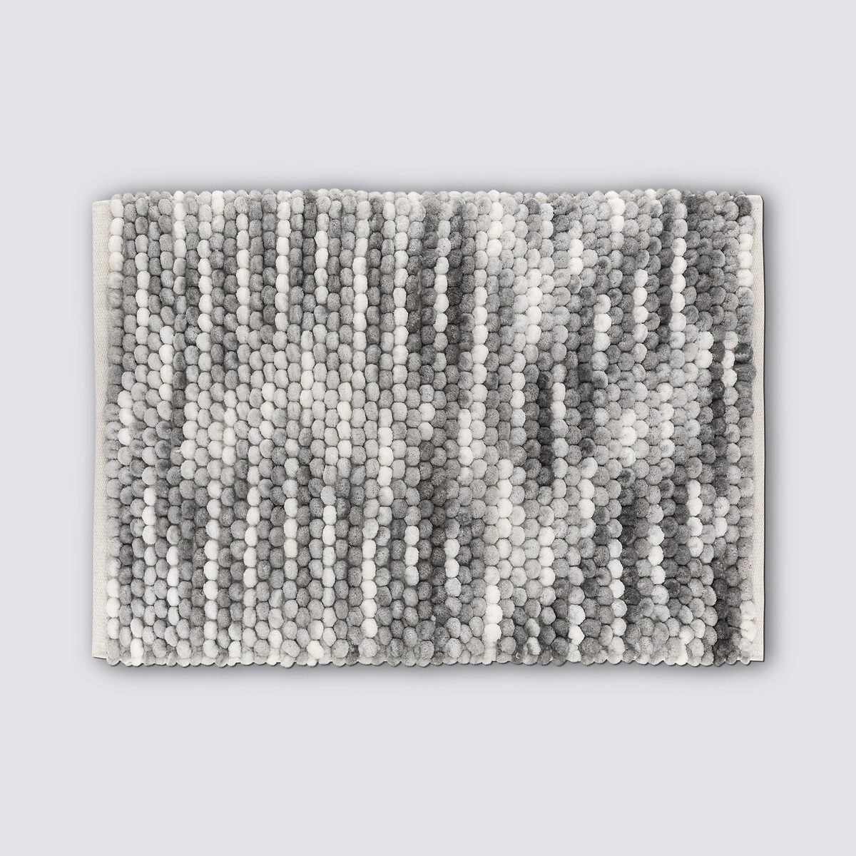 Tapis boule, 75x50 cm, gris 