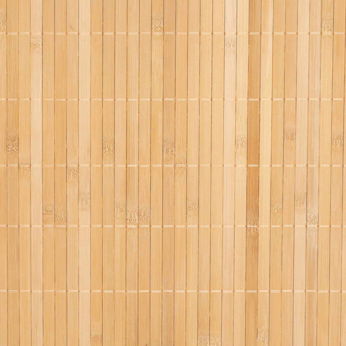 Panier à linge 100l, bambou et noir 