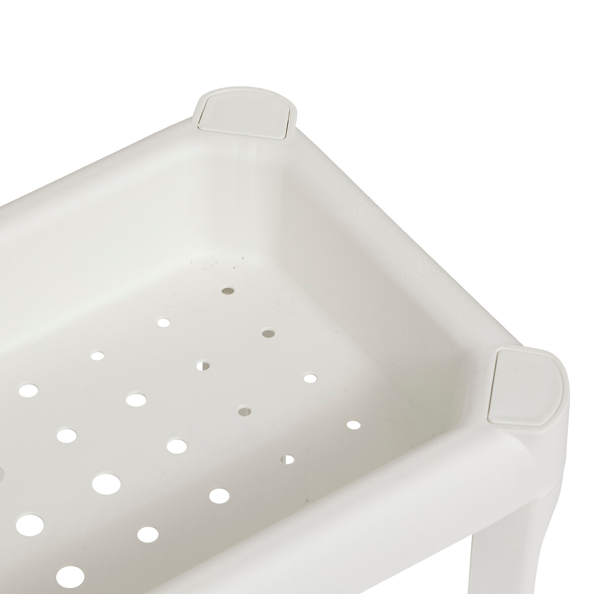 Desserte à roulettes 3 niveaux, blanc