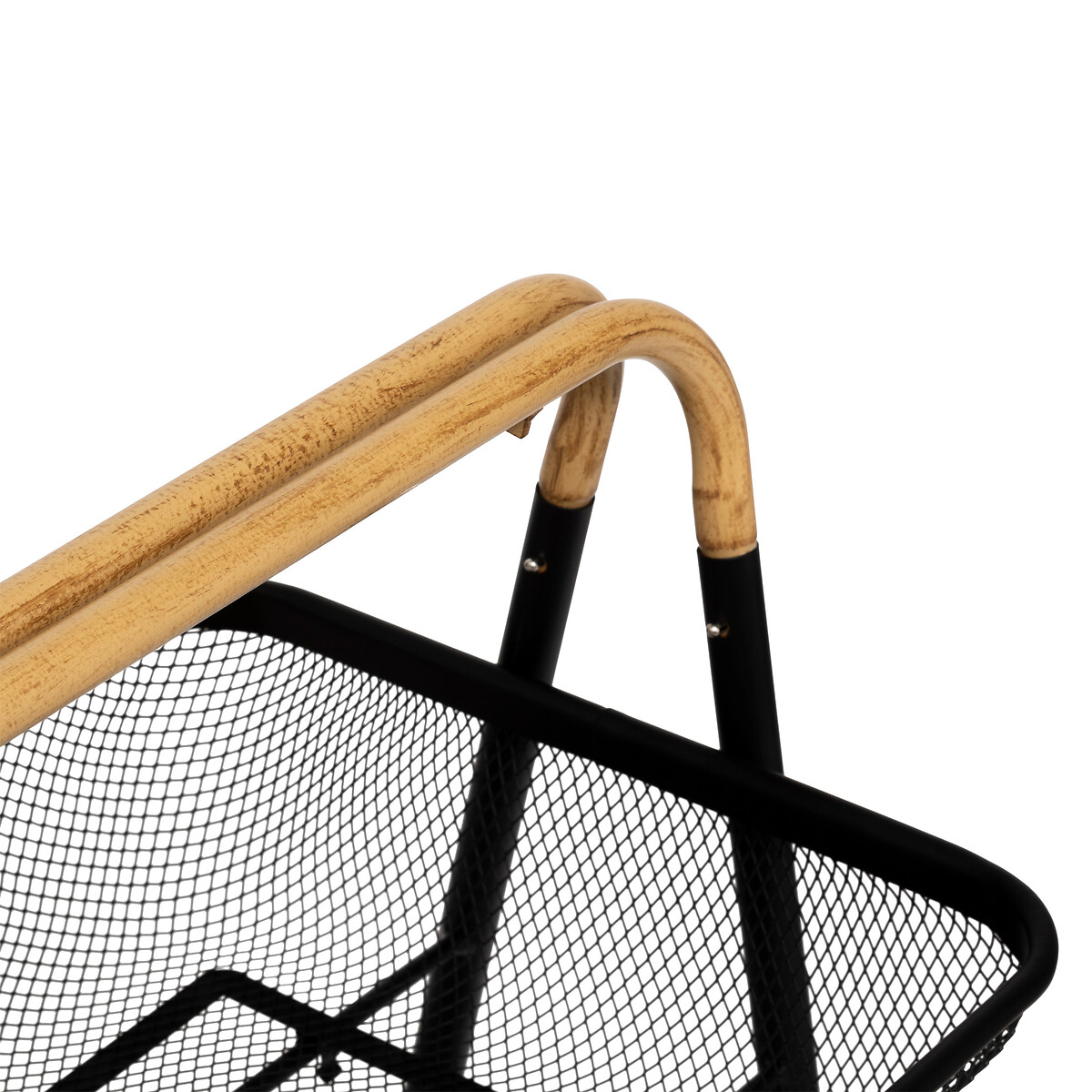 Desserte à roulettes 3 niveaux, noir Mayaj