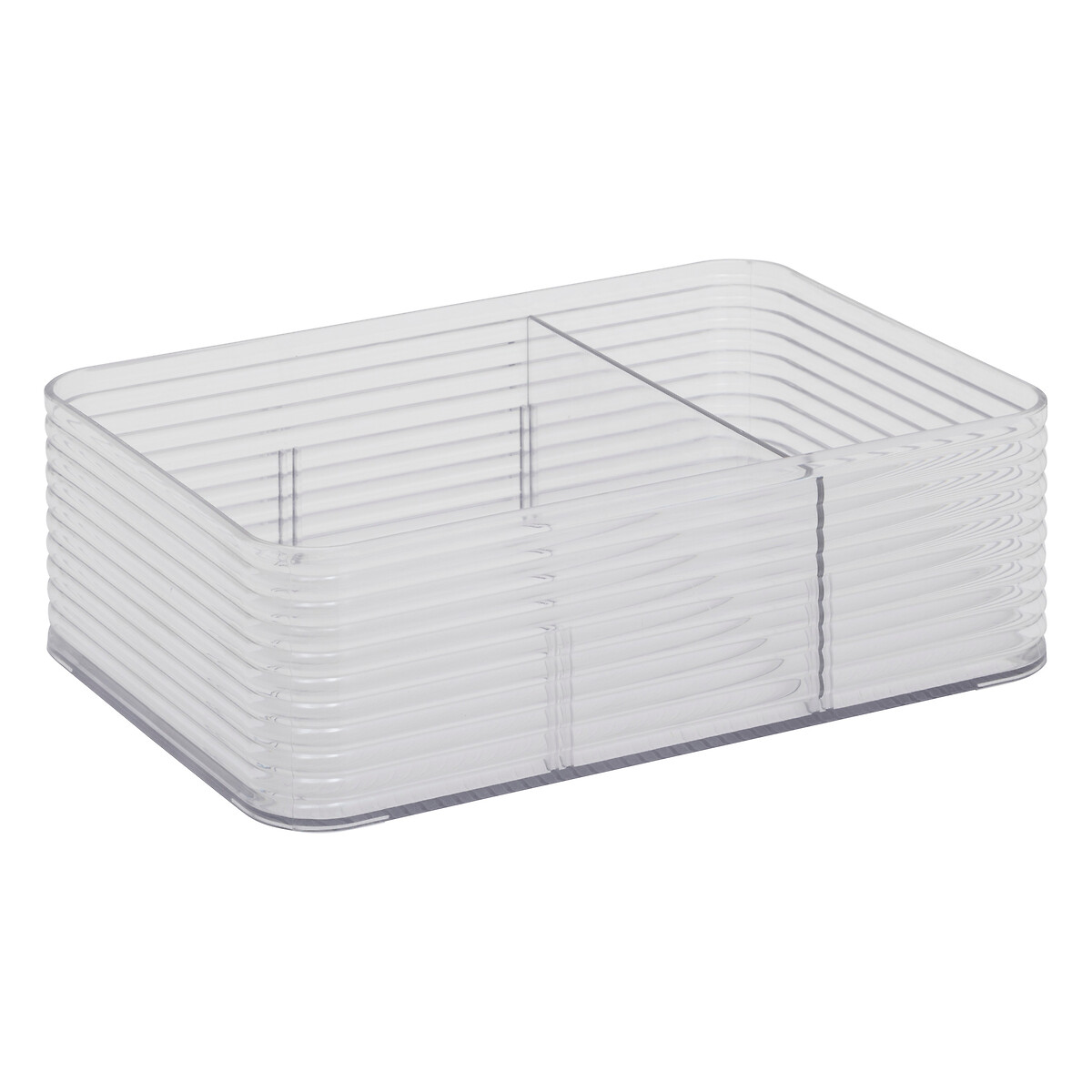 Organisateur 3 compartiments, transparent Plastor