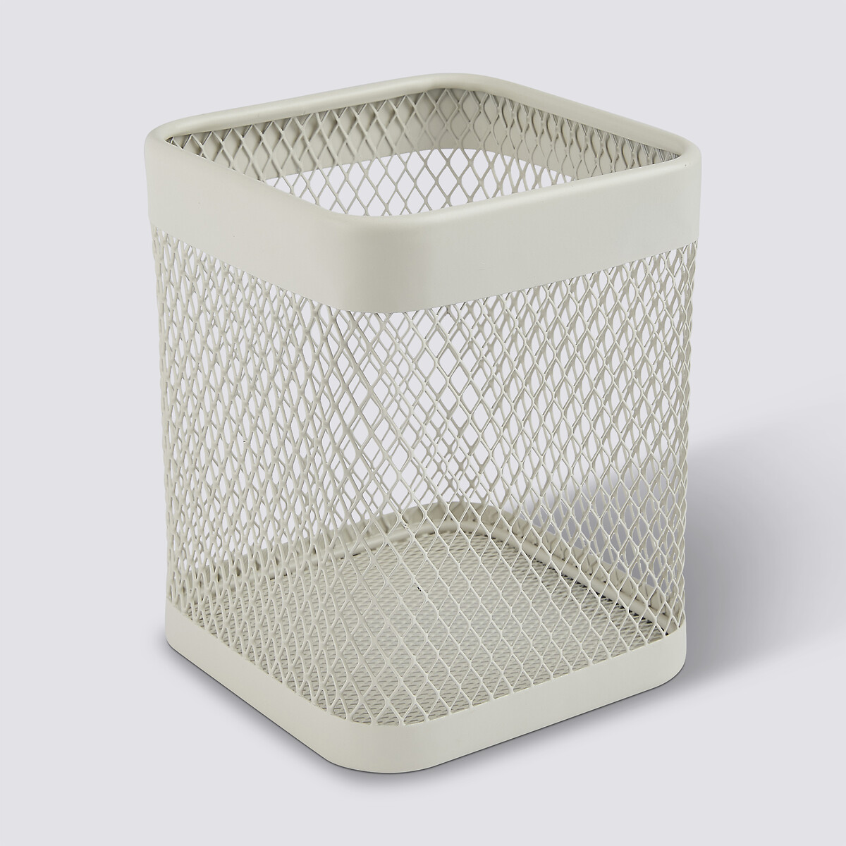 Pot à ustensiles métal, beige Mayaj