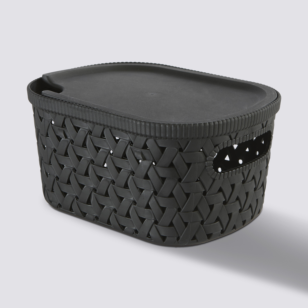 Panier en plastique 2,3l, noir Tressy