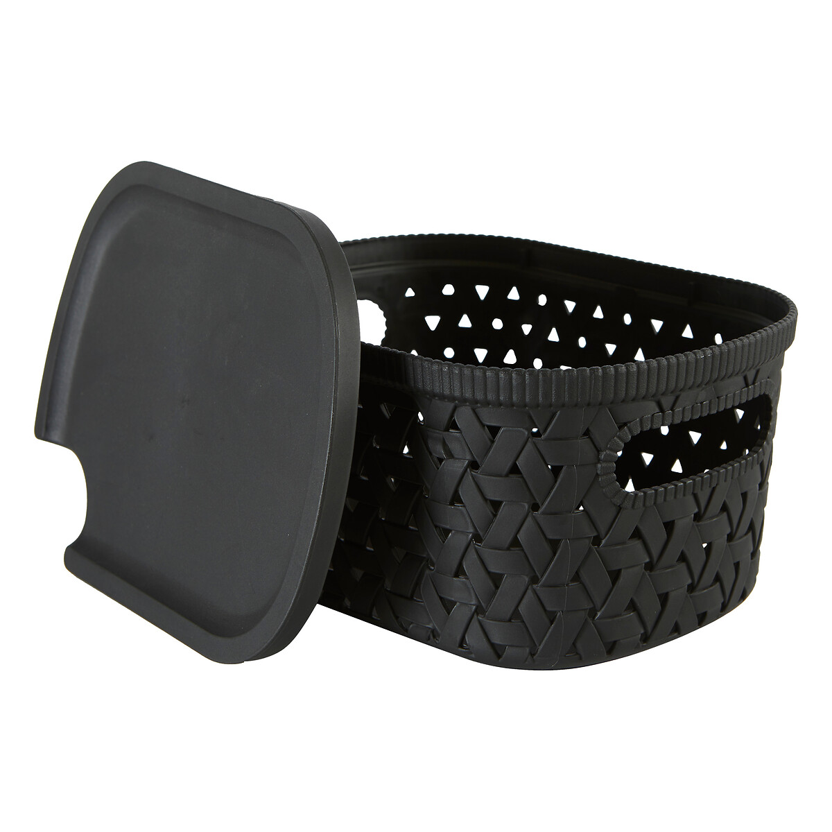 Panier en plastique 2,3l, noir Tressy