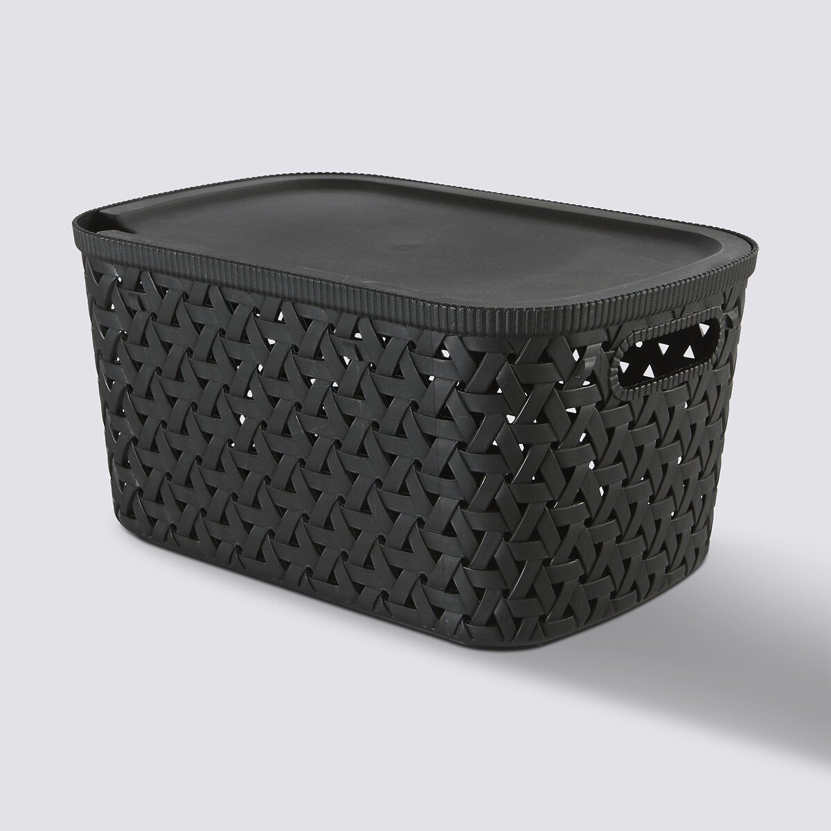 Panier en plastique 6,7l, noir Tressy