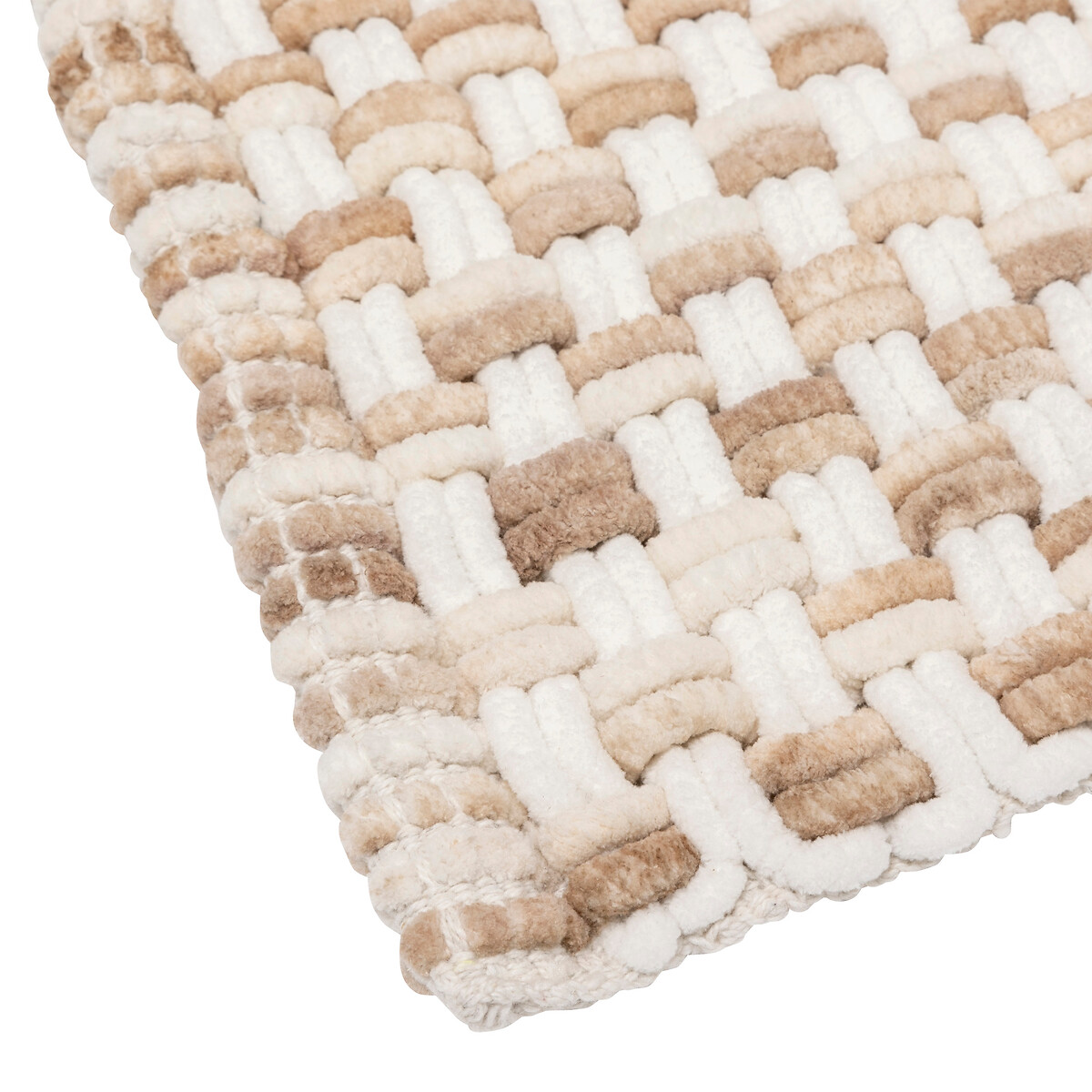 Tapis tressé, 50x75 cm, taupe 