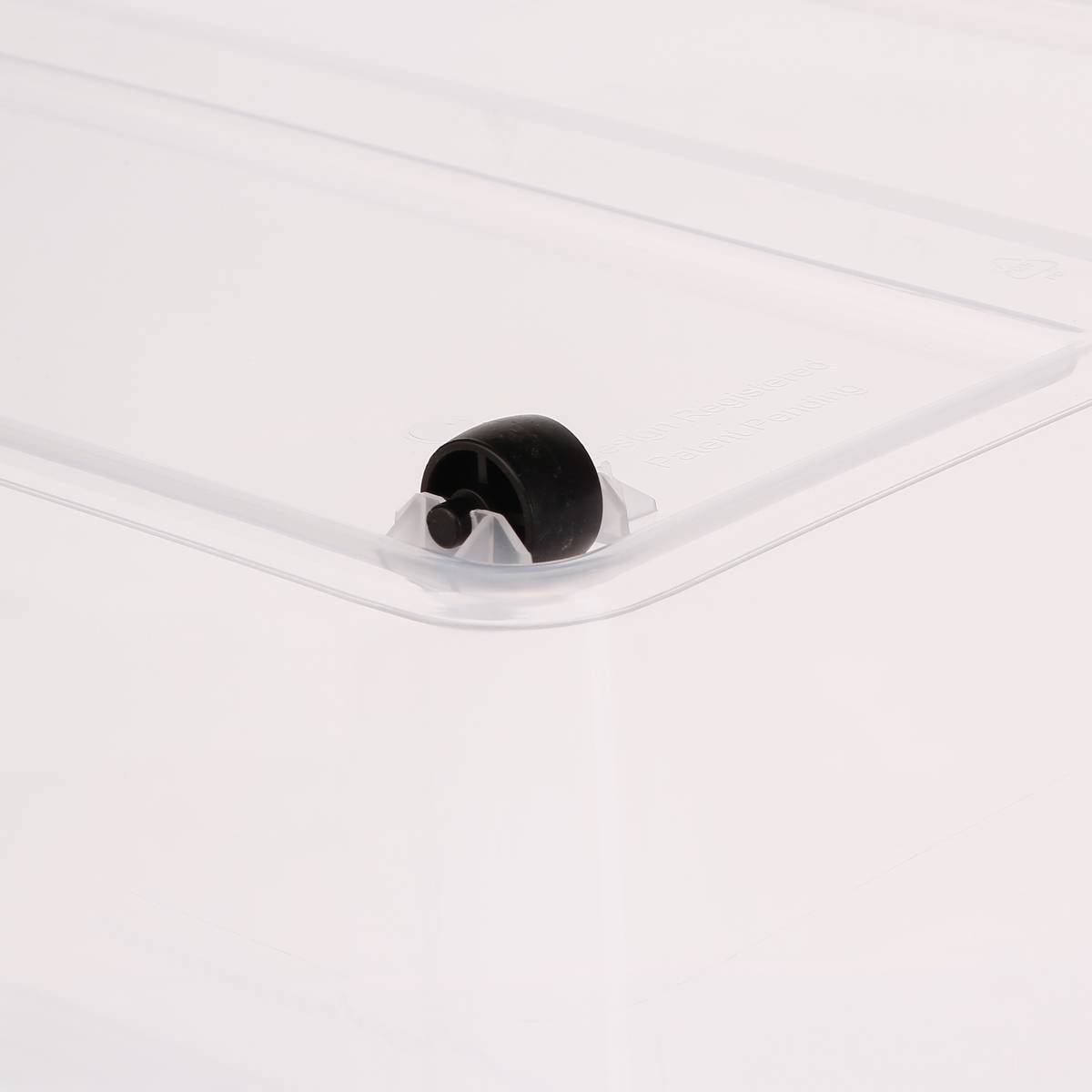 Boite de rangement plastique 60l, transparent Clip n' box