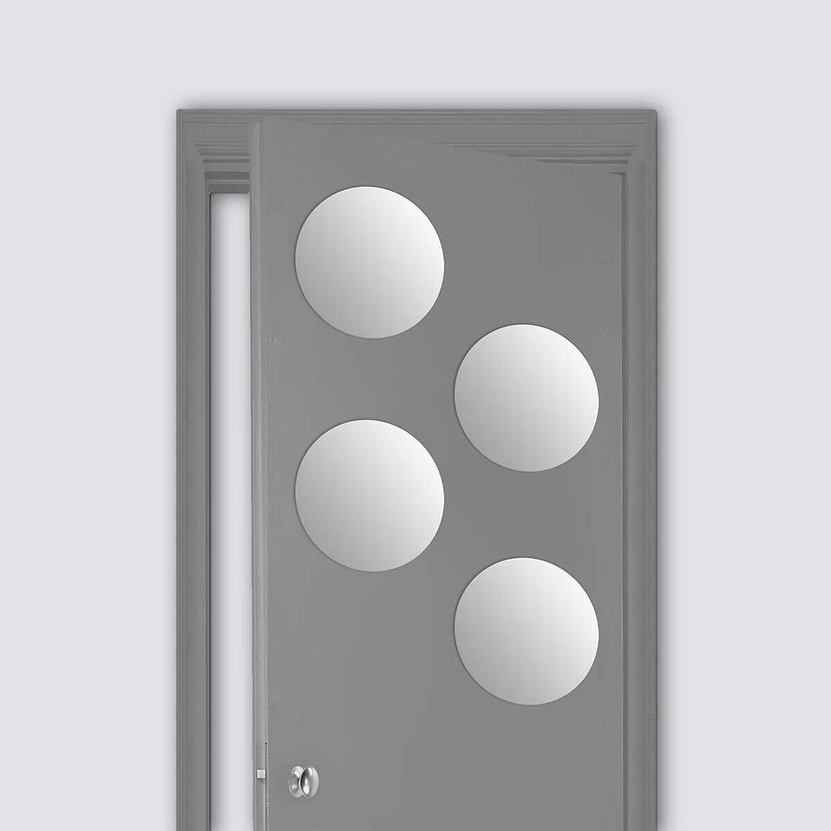 4 miroirs adhésifs ronds, d.30 cm 