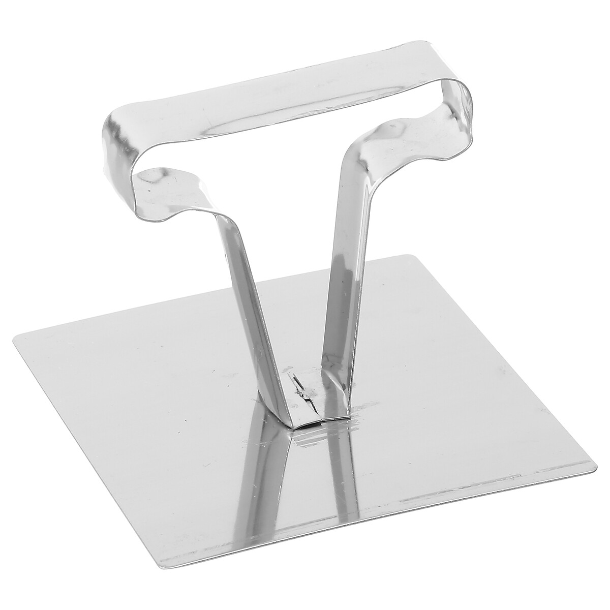 3 cadres de présentation avec poussoir, inox